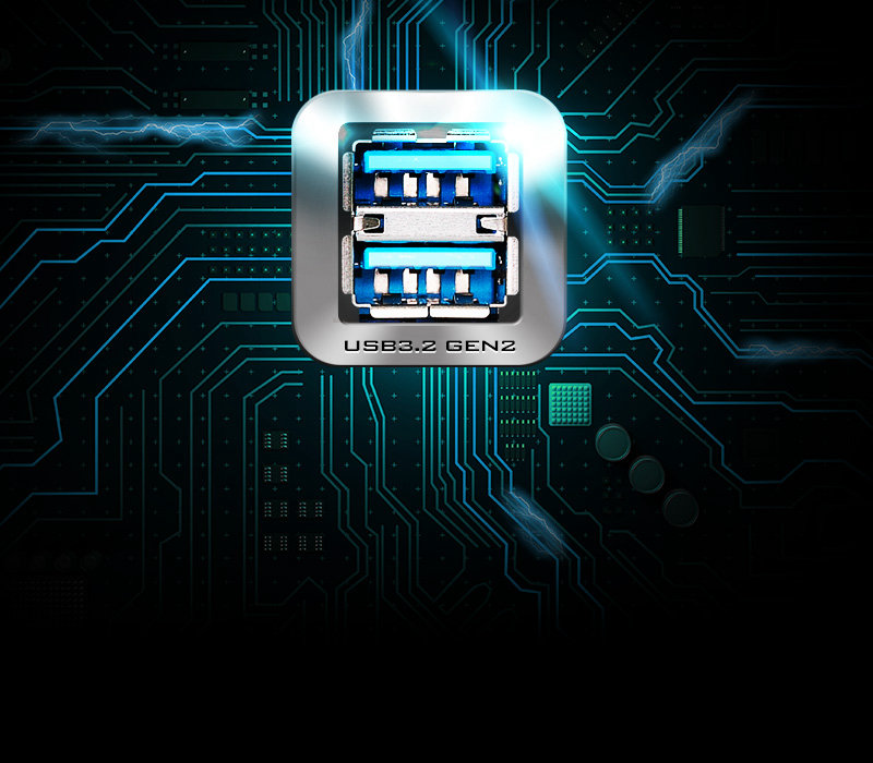 USB 3.2 Gen2 x 2 (A+C)