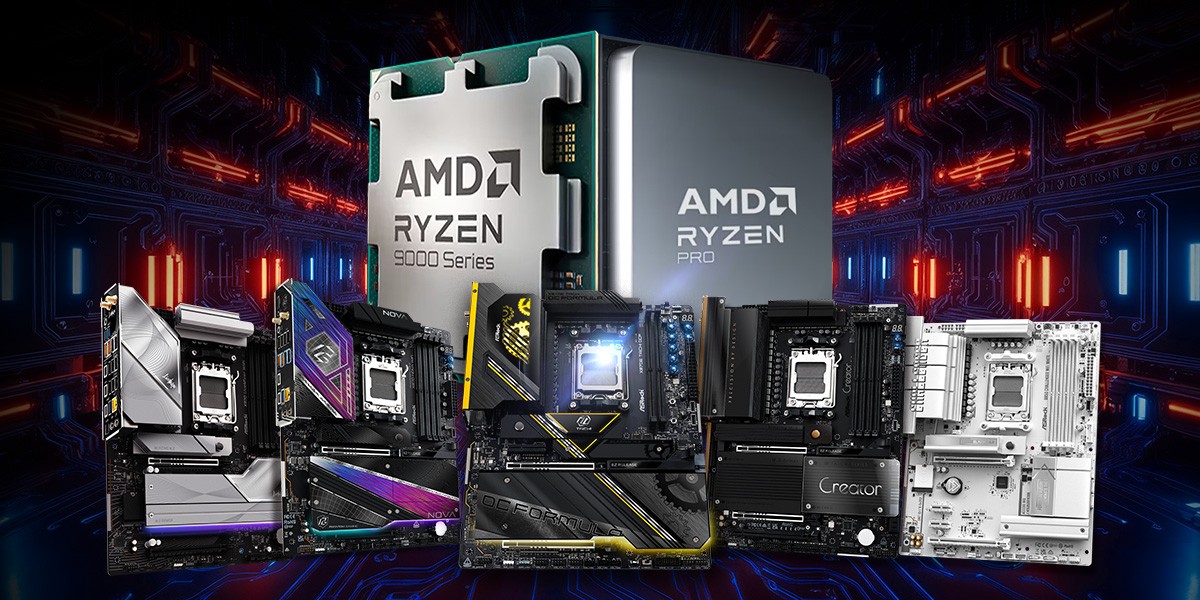 ASRock AM5マザーボードにおいて 最新AMD Ryzen™プロセッサーの完全サポートを発表