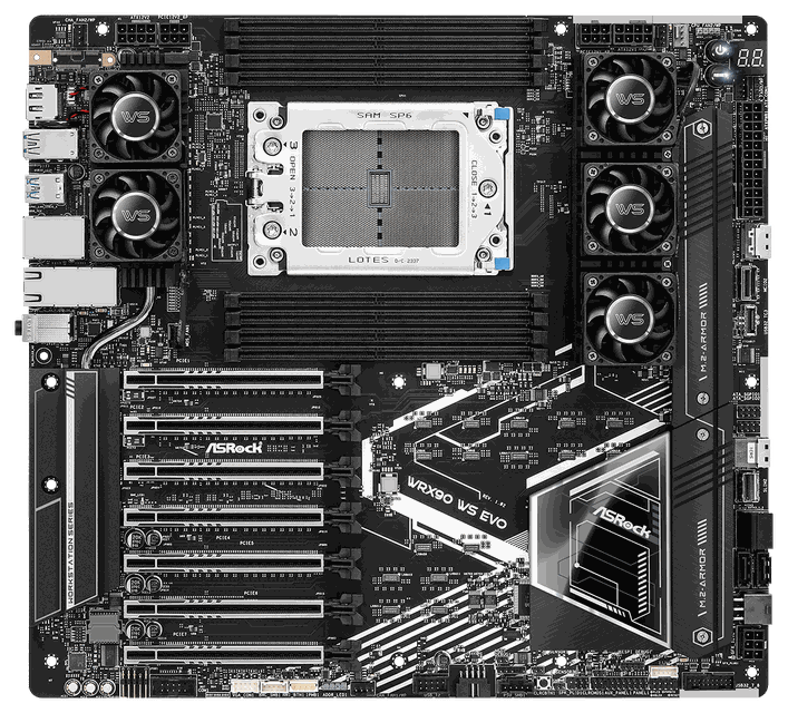ASRock WRX90 WS EVO motherboard