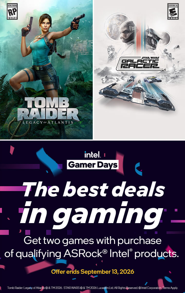 ASRock x Intel Gamer Days 2026