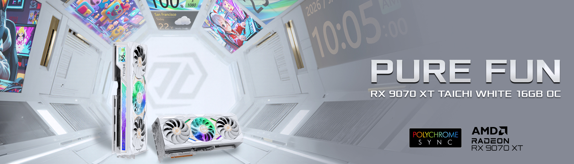 AMD Radeon RX 9070 XT Taichi White 16GB OC Launch